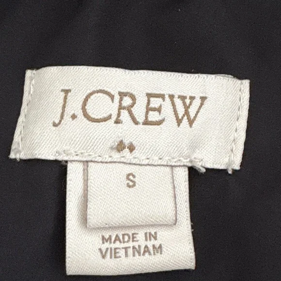 J. Crew Black Quilted Jacket with Gold Accents Size S - Picture 11 of 12